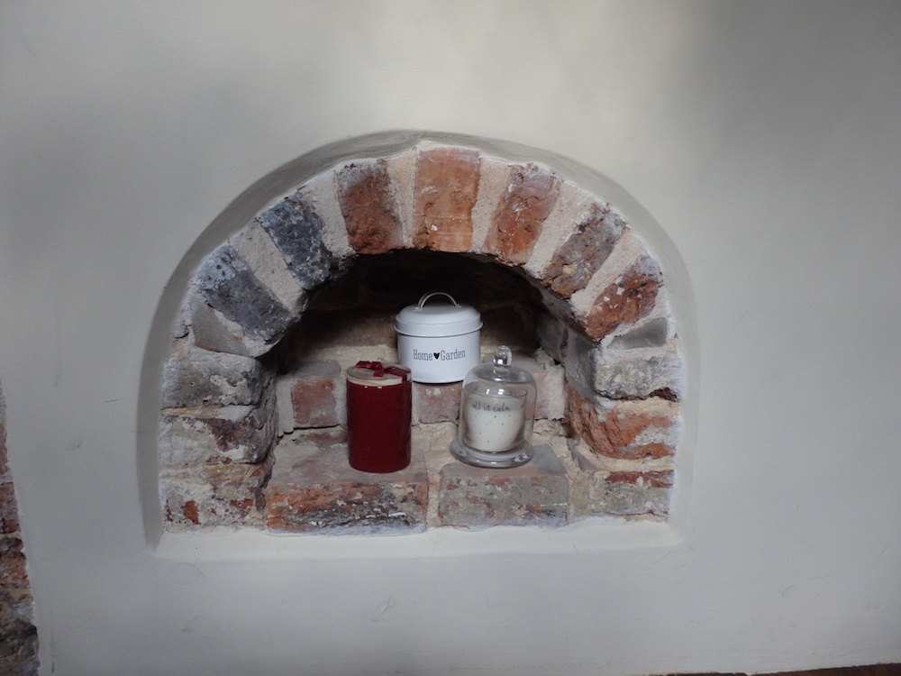 Bread Oven plastered with lime